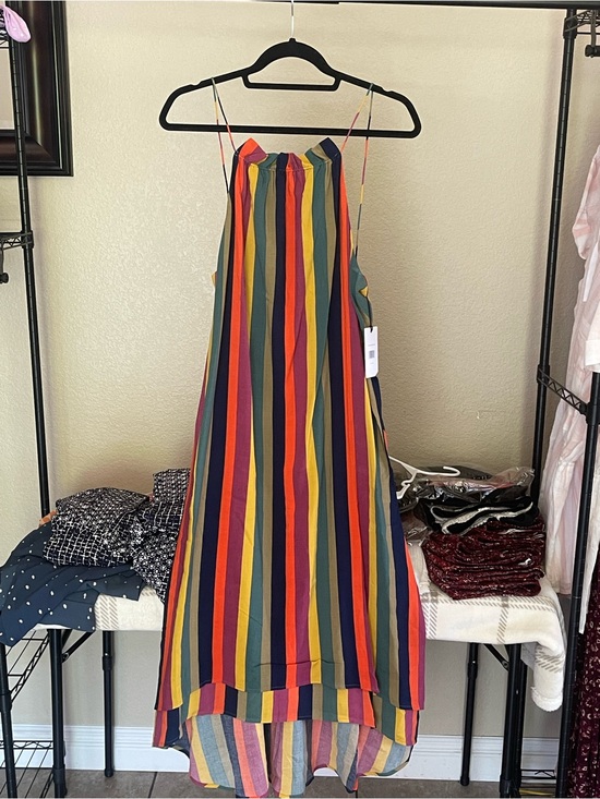Madewell Dresses & Skirts - Womans Multicolor Rainbow Stripe Sundress - Unbranded